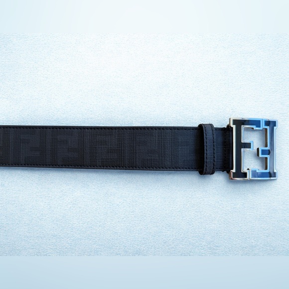 FENDI Certified Auth Zucca FF Buckle Belt - Size 90. W/ bag, orig tags, and COA - Picture 16 of 16